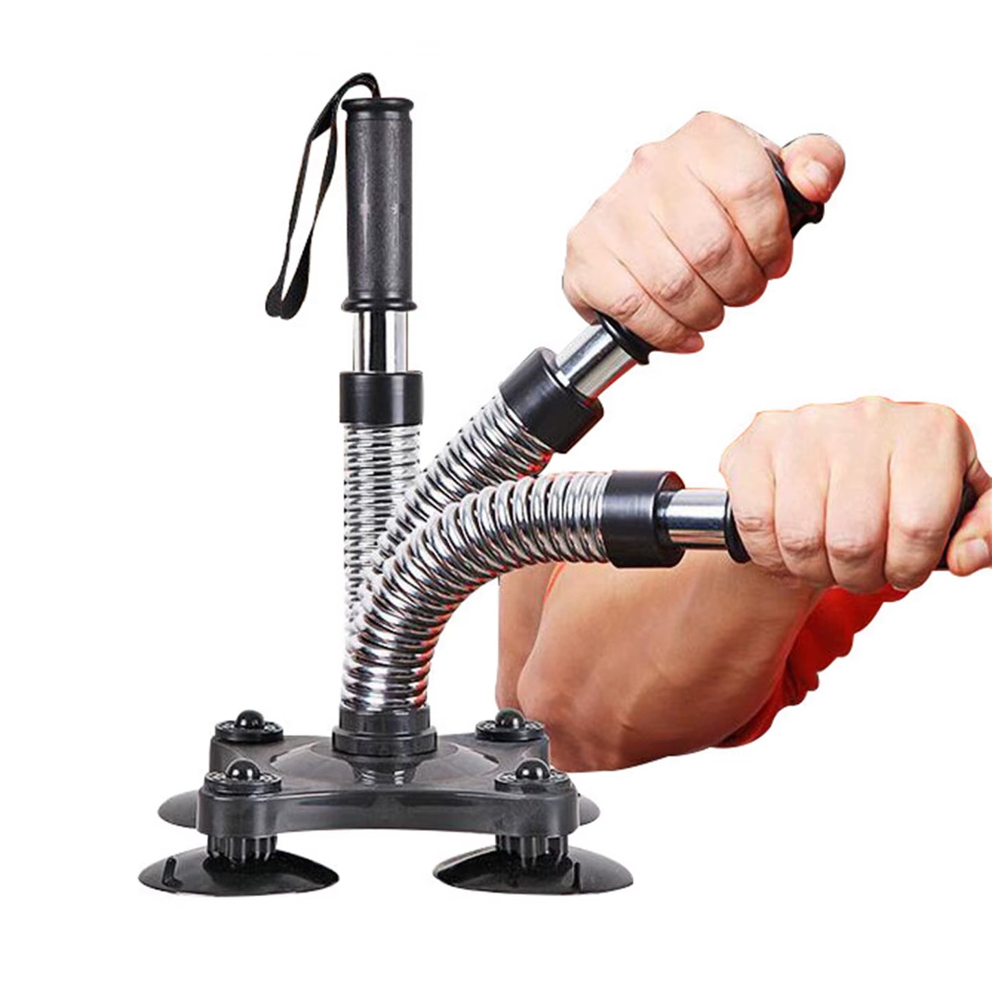 Heavy-Duty Arm Wrestling Trainer with 4 Suction Cups - Forearm and Wrist Muscle Development Exercise Equipment